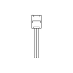 Fantasia 10mm single end connector with wire forCCT flexible strip