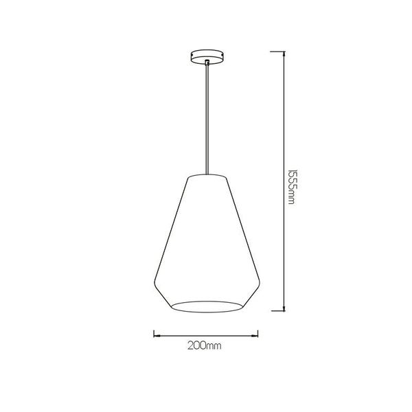 Fantasia UBBE pendel Ø20 E27 white/white