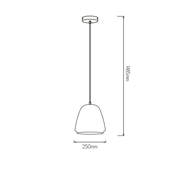 Fantasia Boban pendel Ø25 E27 satin nickel/white