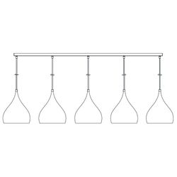 Fantasia Loose construction base for pendants 5x, white, 180cm