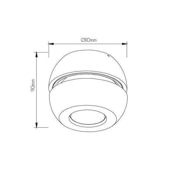 Fantasia OLEO plafonier dimmable 1 x 7W 3000K white