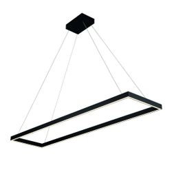 Fantasia GURI pendant 30x120cm 53W 3000K black dimmable