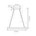 Fantasia GURI pendant 60x60 65W 3000K white dimmable