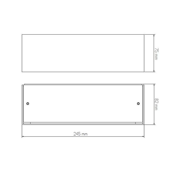 Fantasia FLUO WL satin white 250mm R7s 118mm 10W LED WW dimmable