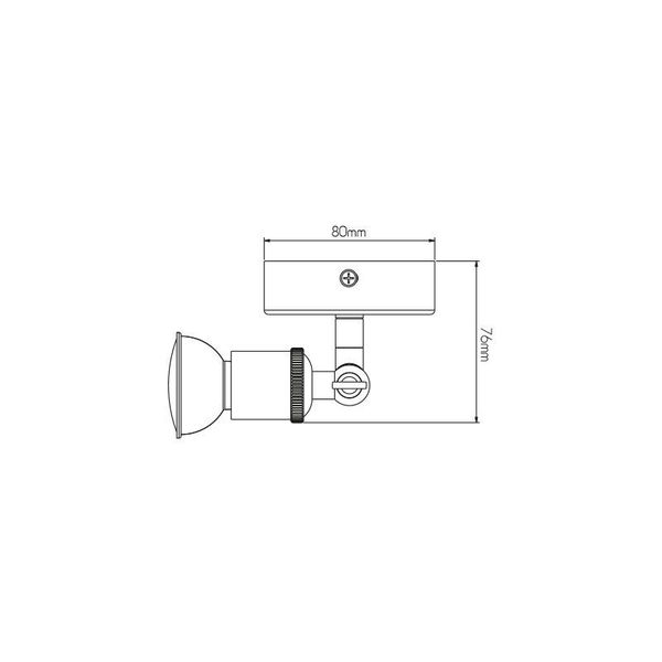 Fantasia STUGA square 1xGU10 dimmable 5W LED (Glass) incl.