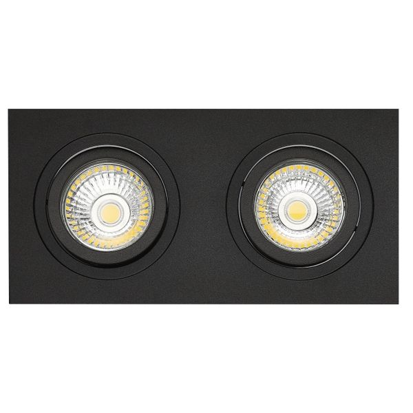 Fantasia ZOOM I 2L satin black/dim.glass LED 5W GU10 incl.