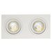 Fantasia ZOOM II 2L satin white/dim.glass LED 5W GU10 incl.