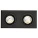 Fantasia ZOOM II 2L satin black/dim.glass LED 5W GU10 incl.