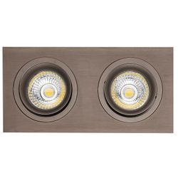 Fantasia ZOOM II 2L pure bronze/dim.glass LED 5W GU10 incl.