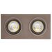 Fantasia ZOOM II 2L pure bronze/dim.glass LED 5W GU10 incl.