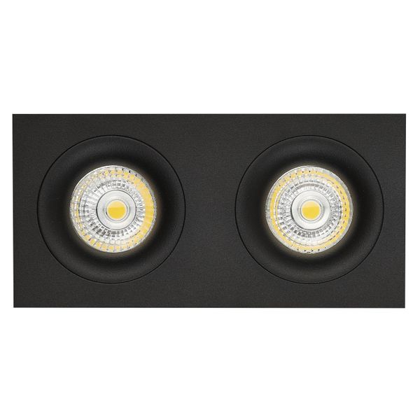 Fantasia ZOOM III 2L satin black/dim.glass LED 5W GU10 incl.