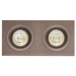 Fantasia ZOOM III 2L pure bronze/dim.glass LED 5W GU10 incl.