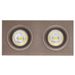 Fantasia ZOOM III 2L pure bronze/dim.glass LED 5W GU10 incl.