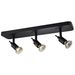 Fantasia SONAR II 3L satin black/dim.glass LED 5W GU10 incl.