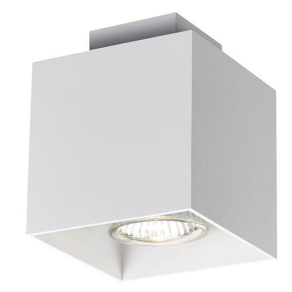 Fantasia KUBO 1L satin white/dim.glass LED 5W GU10 incl.