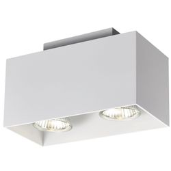 Fantasia KUBO 2L satin white/dim.glass LED 5W GU10 incl.