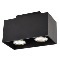 Fantasia KUBO 2L satin black/dim.glass LED 5W GU10 incl.