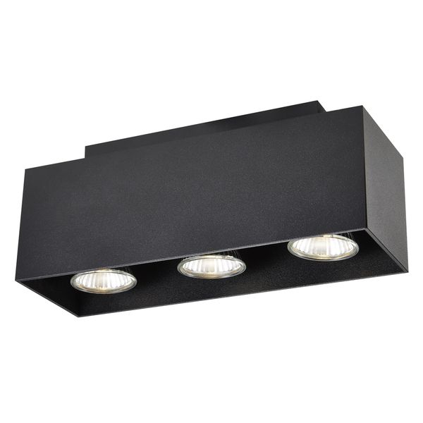 Fantasia KUBO 3L satin black/dim.glass LED 5W GU10 incl.