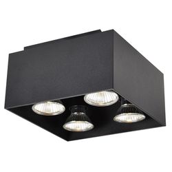 Fantasia KUBO 4L satin black/dim.glass LED 5W GU10 incl.