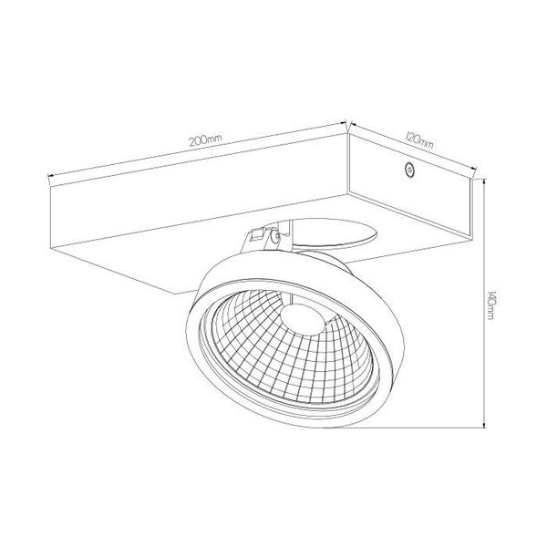 Fantasia AEON-1 white incl. AR111 12W 2700K 1130 lm