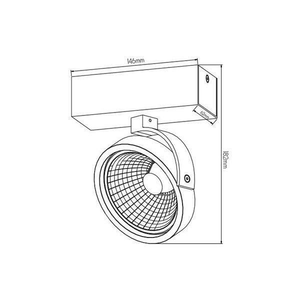 Fantasia PULSE-1 white incl. AR111 12W 2700K 1130 lm