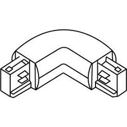 Fantasia TRACK 3-phase L-connector left white