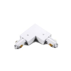 Fantasia TRACK mono phase L-connector inside earth white