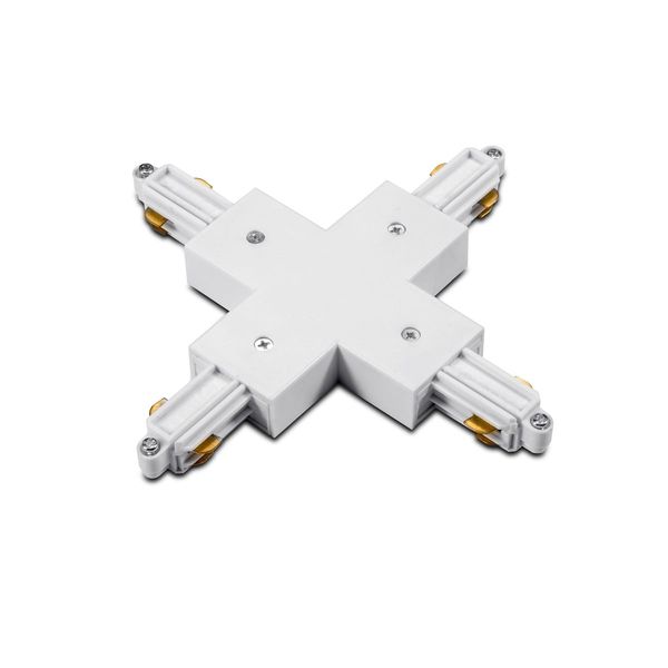 Fantasia TRACK mono phase X-connector outside earth white