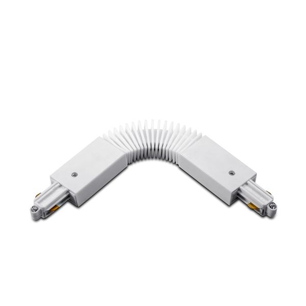 Fantasia TRACK mono phase flexible connector white