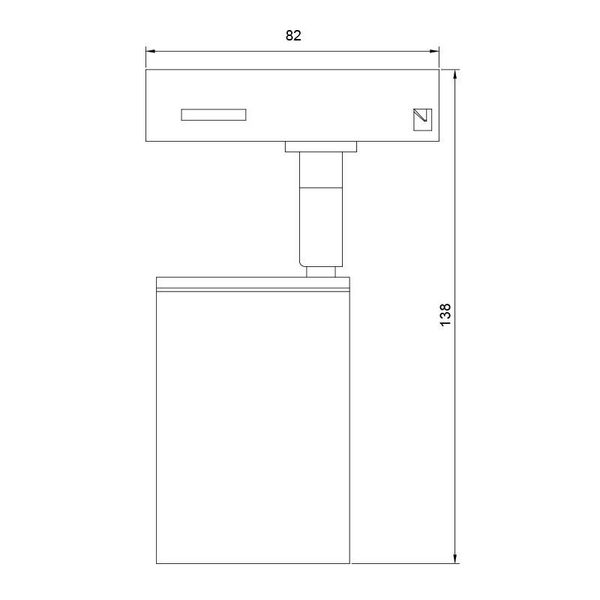 Fantasia Nysit 1L monophase track spot black