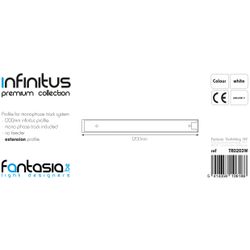 Fantasia INFINITUS Profile + 1F track 1,2m white