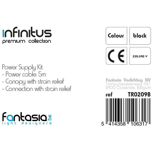 Fantasia INFINITUS Power supply kit black