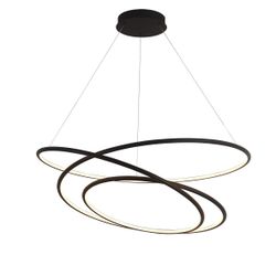 Fantasia BOA Pendant 105W SMD 3000K dimm ø900mm black 3m kabel