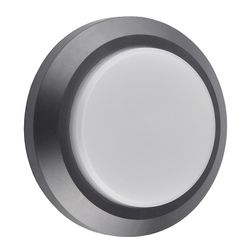 Fantasia NOKI Wallamp round grey SMD LED 275lm 3w IP65