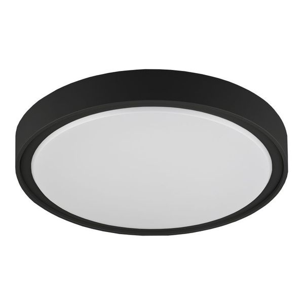 Fantasia QIJO ceilinglamp round black SMD LED 1800Lm 16W IP65