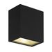 Fantasia MILOS walllight 2x 4,5Watt 920Lm COB LED 3000K IP65 black