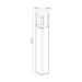 Fantasia TUVA 4 pole 650mm 7Watt  595Lm COB LED 3000K IP65 black