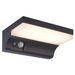 Fantasia NORD Wall light IP65 2W SMD LED 3000K, solar + sensor, black