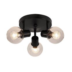 Fantasia OSIRA Plafond licht 3x E14 helder glas