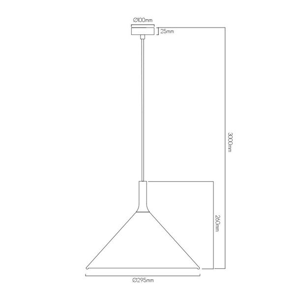 Fantasia KOTO 1xE27 Pendel Ø295mm zilver / zwart / wit