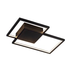 Fantasia NORI LED 44W 3000K zwart 480x340x60 dimbaar