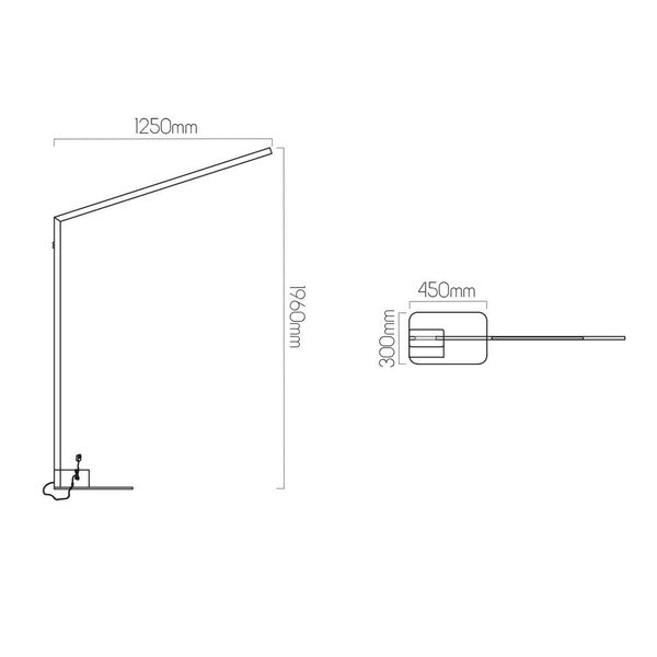 Fantasia BATON LED 20W 3000K vloerlamp (doos 1 van 2)