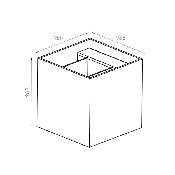 Fantasia TOKO Wandlicht zwart G9 excl (max 40W)