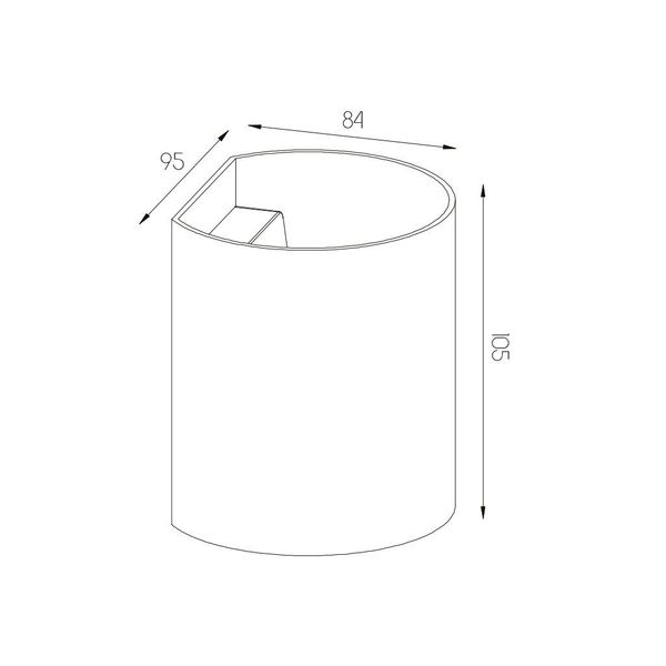 Fantasia RADU Wandlicht geborsteld staal G9 excl (max 40W)