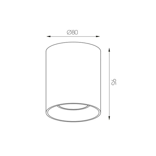 Fantasia BABAR Plafondlicht wit rond 1xGU10 excl (max 50W)