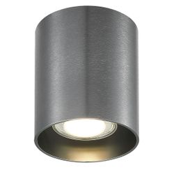 Fantasia BABAR Plafondlicht geborsteld staal rond 1xGU10 excl (max 50W)