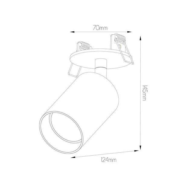 Fantasia TABOO 1L INPUT GU10 (excl) zwart