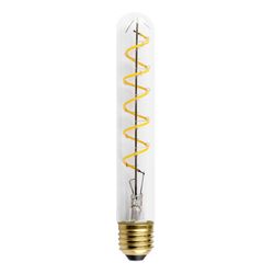 Fantasia E27 LED Tube Spiral T30 6W Clear 230V 2500K Dimbaar