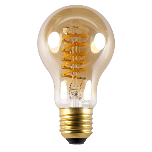 Fantasia E27 LED Spiral A55 5W Amber 2200K Dimbaar