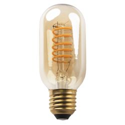 Fantasia E27 LED Rustic Spiral T45 5W Amber 2200K Dimbaar